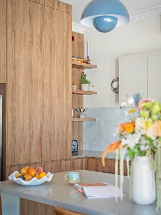 Smith&SmithBlueDesignKitchenwithStunningColoursNaturalTimber&BeautifulDecor3 Smith&Smith_Cabinetry